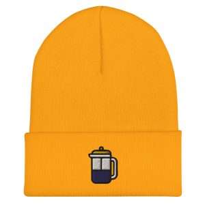 French Press Cuffed Beanie