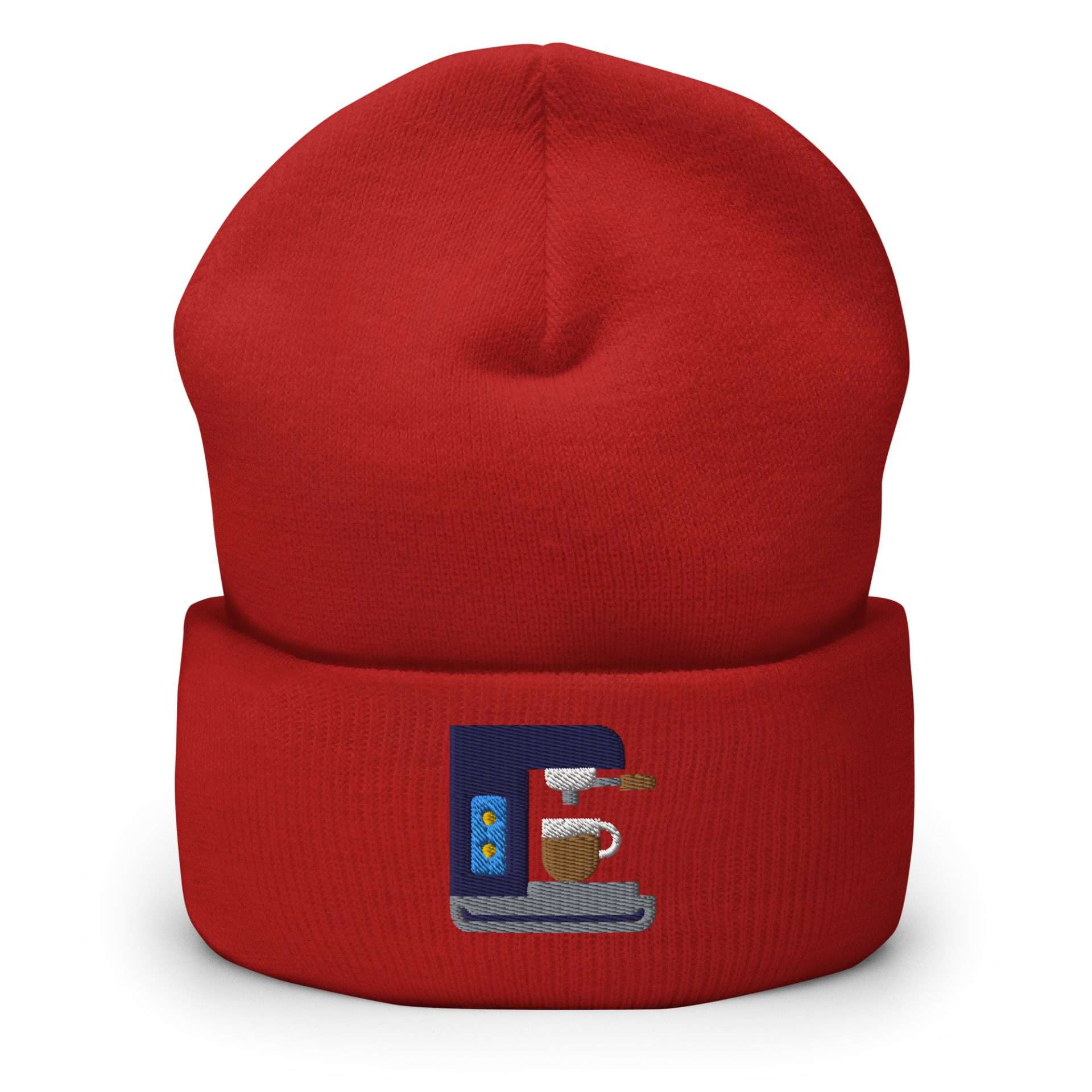 Espresso Machine Beanie red