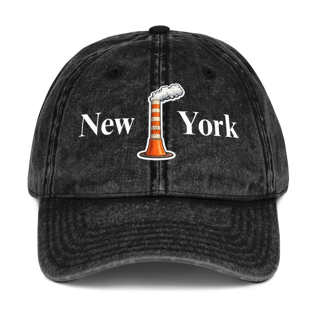 New York Steam Pipe Vintage Cotton Twill Cap